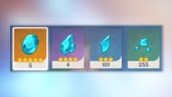 Cryo character ascension gems (Image via Sportskeeda Gaming/HoYoverse)