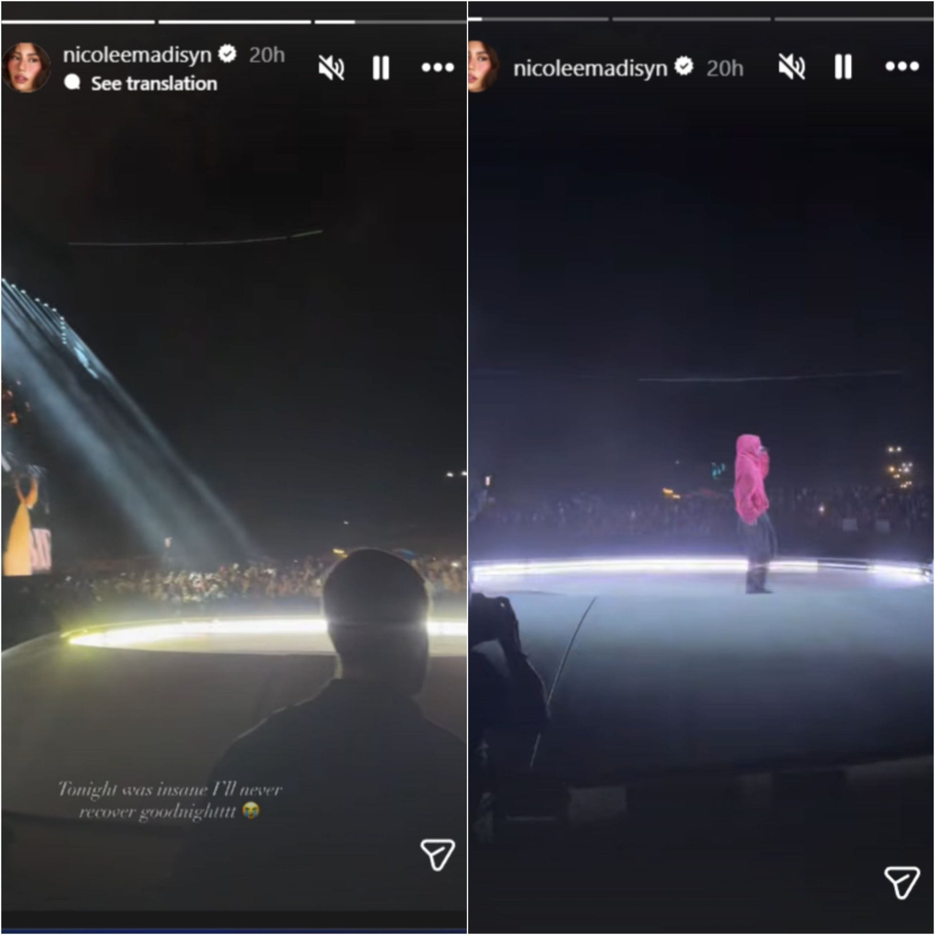 Jahmyr Gibbs' GF Nicole floored by Justin Beiber's Coachella performance