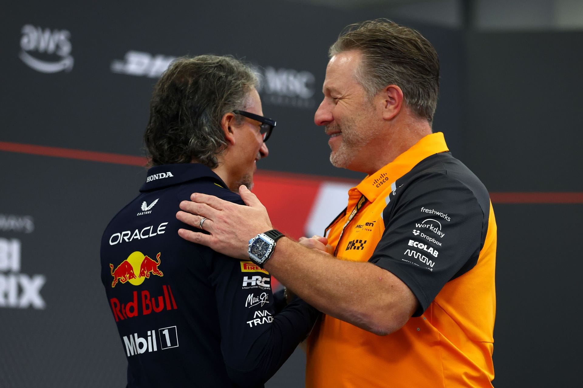 McLaren boss Zak Brown gives his opinion on the resource drain suffered by Red Bull