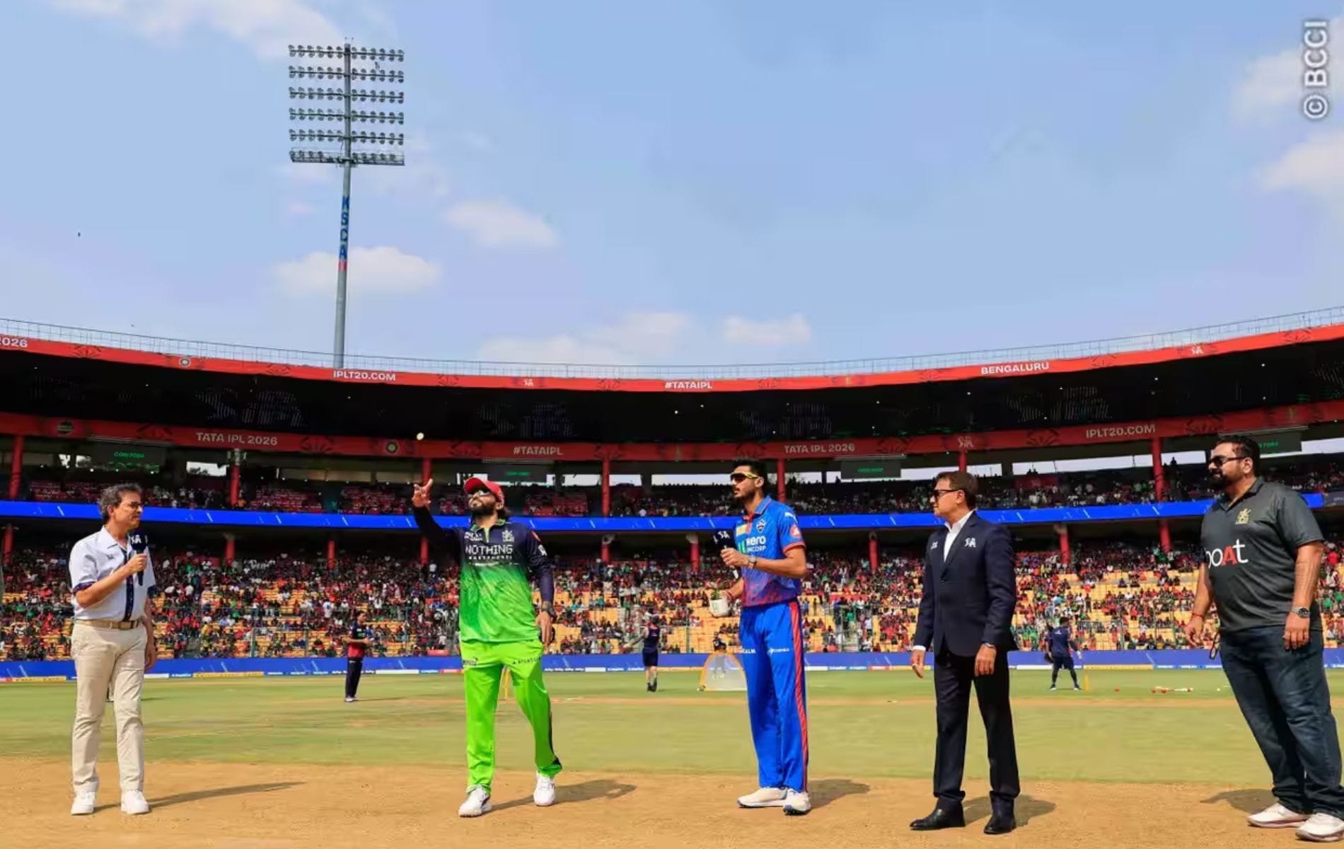 Why are RCB wearing a green colored jersey in IPL 2026 match vs DC in Bengaluru?