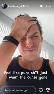 Kit Wilson had a horrific night