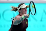 Anastasia Pavlyuchenkova in action at the 2026 Abu Dhabi Open (Source: Getty)