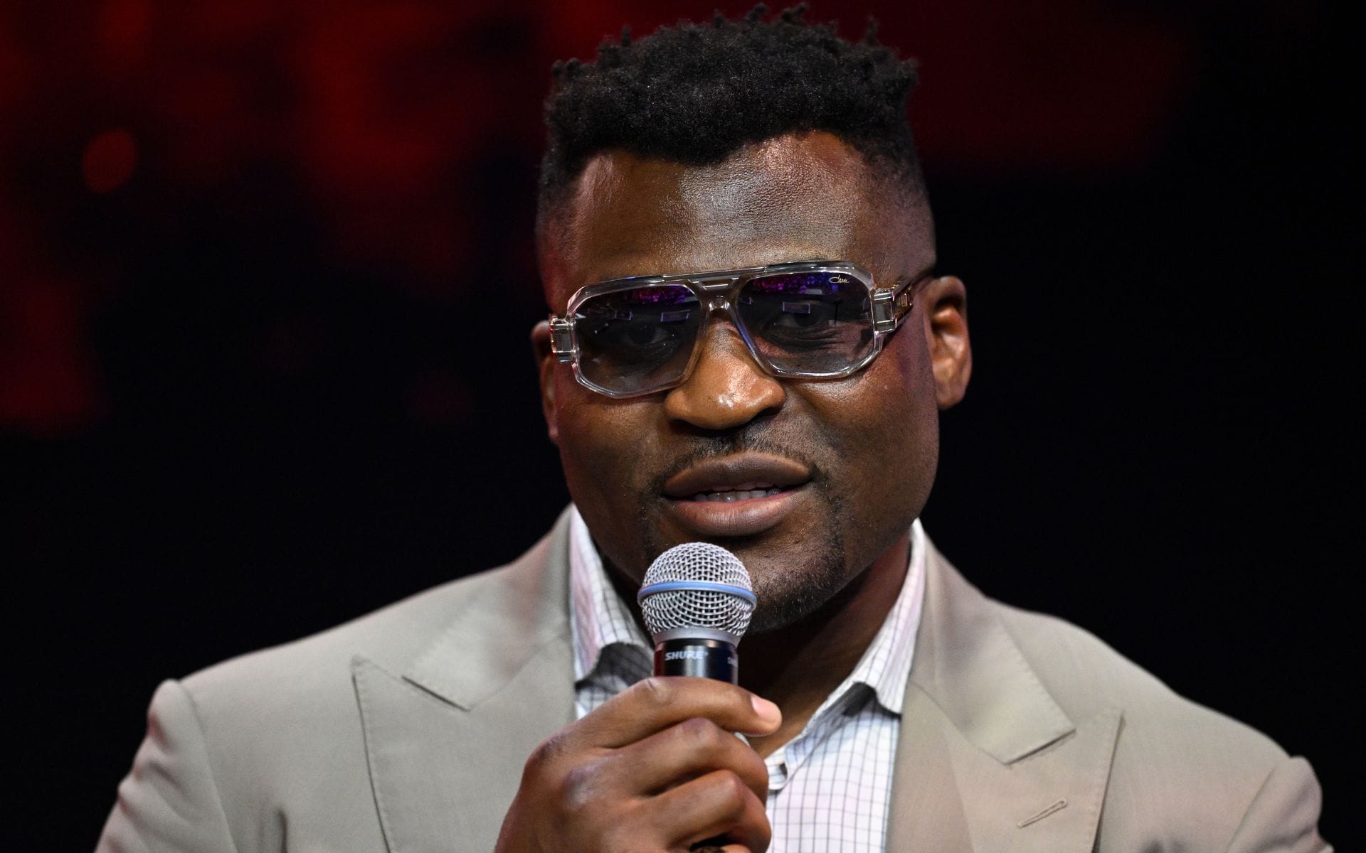 "I just want to give him some slaps" - Francis Ngannou fires back at Jake Paul and mocks his heavyweight ambitions