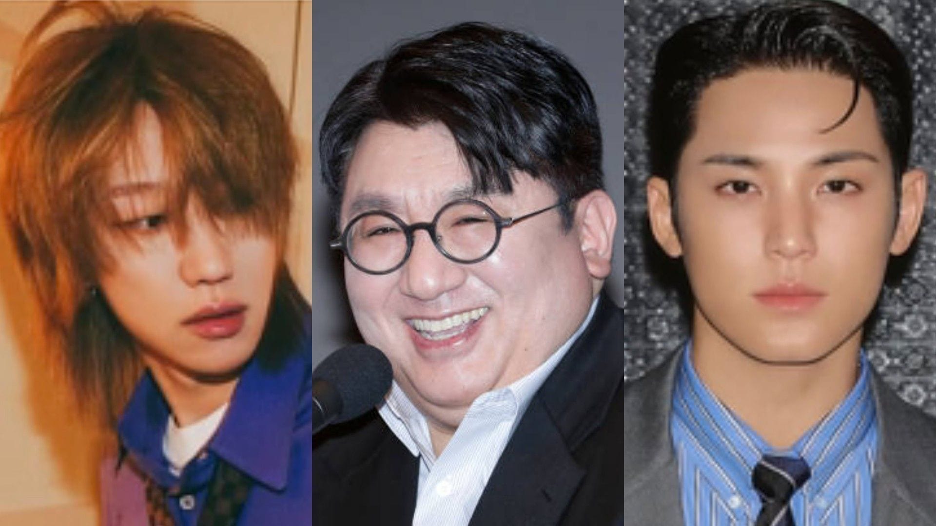 "Trying to clean up his image"- Internet reacts to Bang Si-hyuk greeting SEVENTEEN's Mingyu, The8 & HYBE artists at BTS concert amid controversies