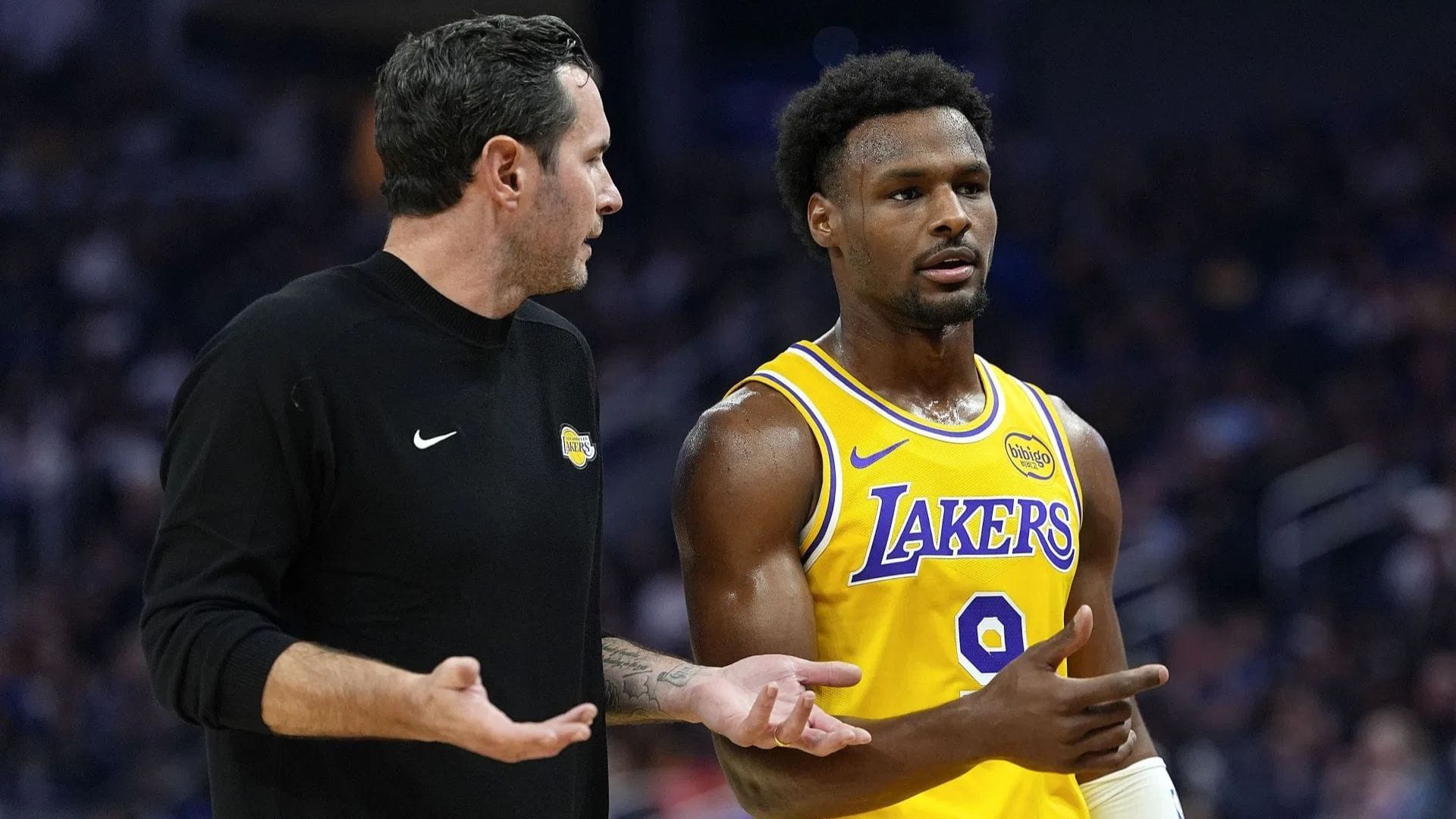 "We can trust him in garbage time": Lakers fans react to JJ Redick possibly giving Bronny James minutes in the NBA playoffs