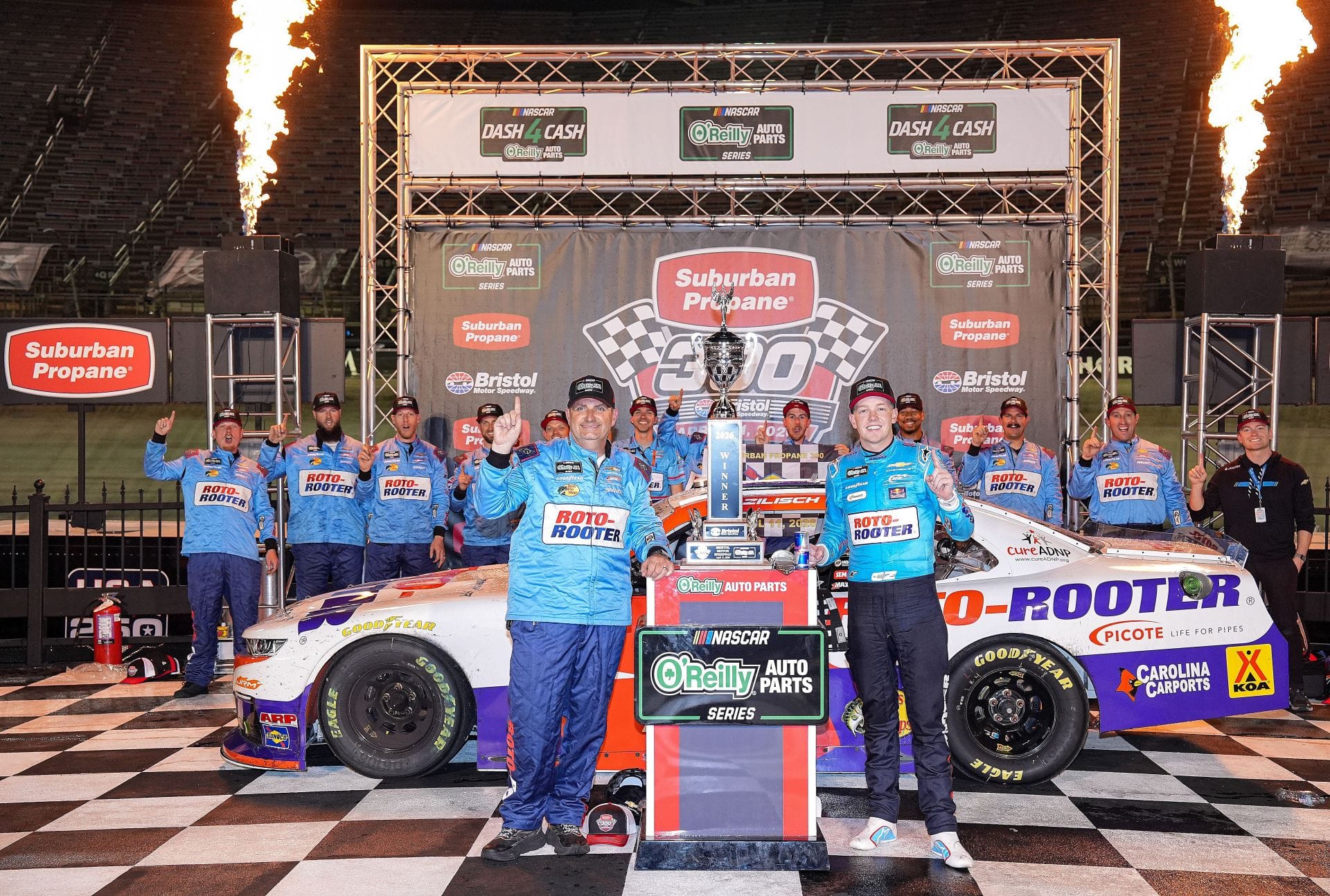 Rodney Childers reveals “fire suit” superstition following Connor Zilisch’s Bristol victory