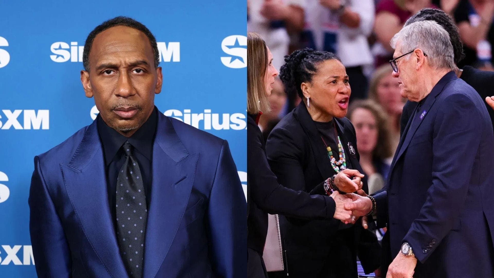 Stephen A. Smith makes feelings known on Geno Auriemma apologizing to Dawn Staley over viral meltdown after UConn's Final 4 loss vs. South Carolina