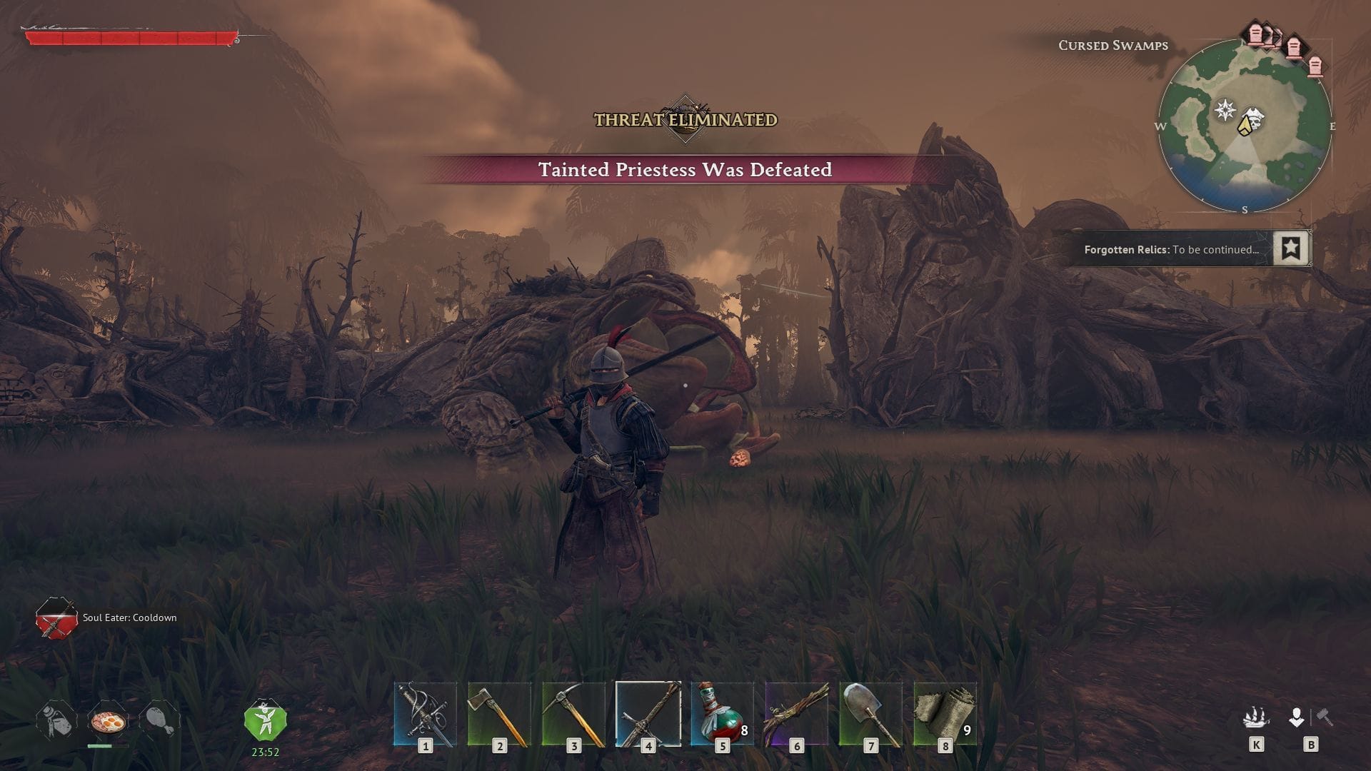 High Priestess in Forgotten Relics quest (Image via SK Gaming || Kraken Express)