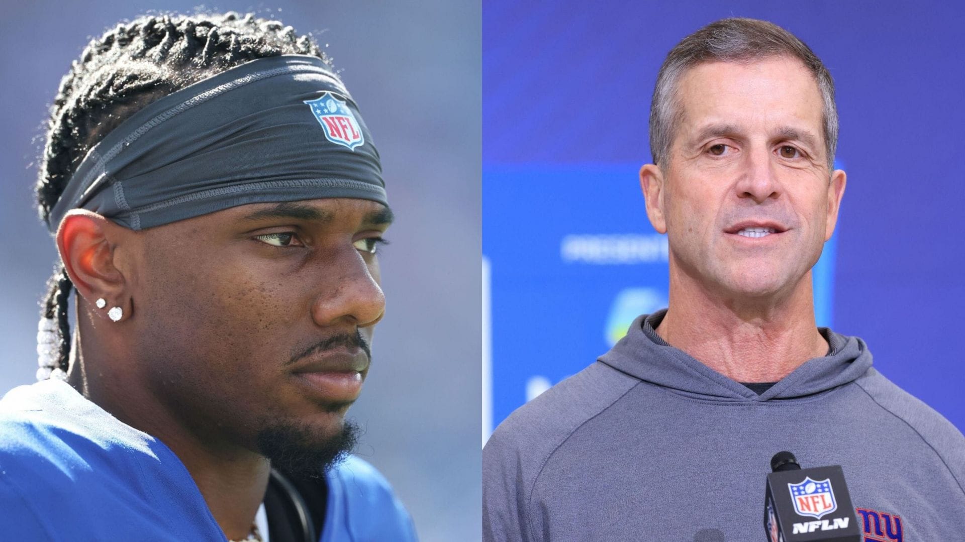 John Harbaugh responds to Malik Nabers bashing his decision to draft Arvell Reese with No. 5 overall pick