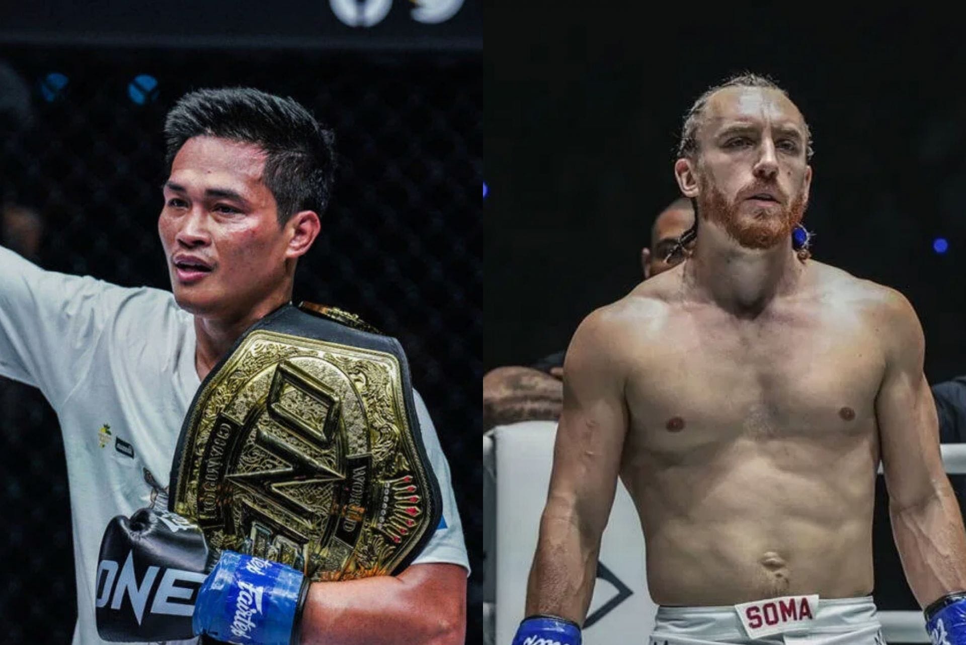 Petchtanong Petchfergus faces Ben Woolliss in bantamweight kickboxing action at ONE Fight Night 43