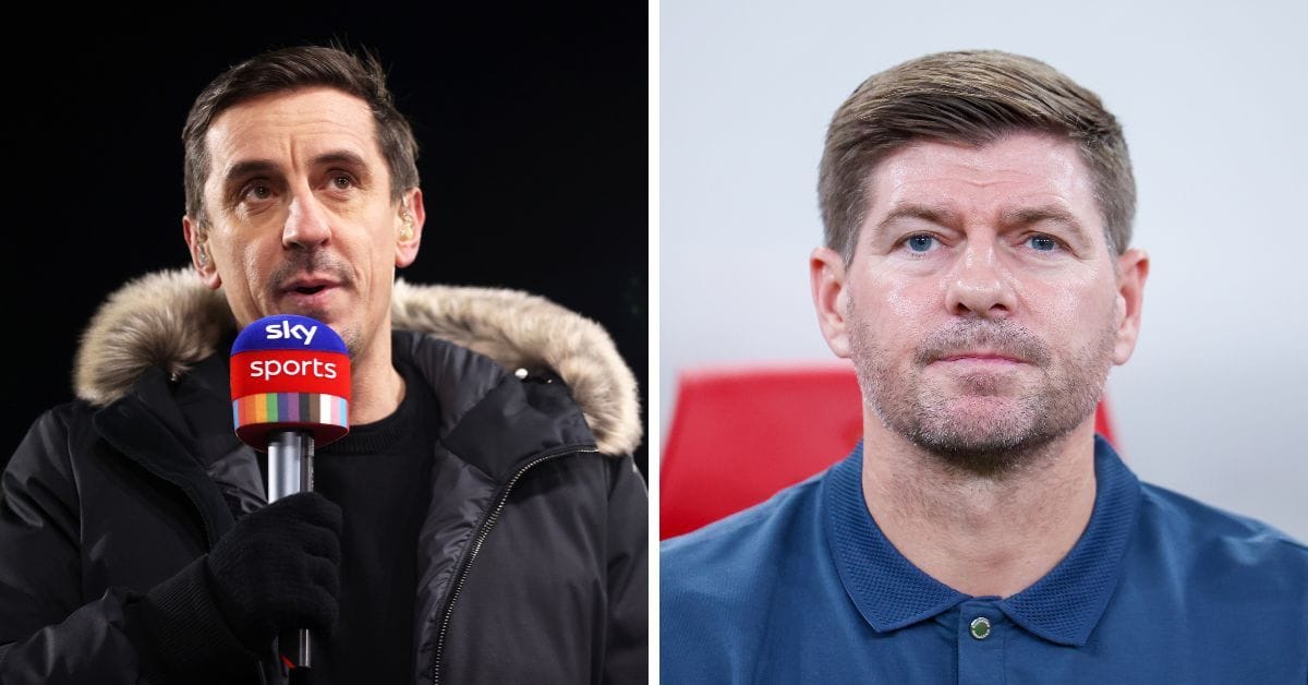 Manchester United legend Gary Neville and Liverpool icon Steven Gerrard pick same player as best Premier League midfielder of all time