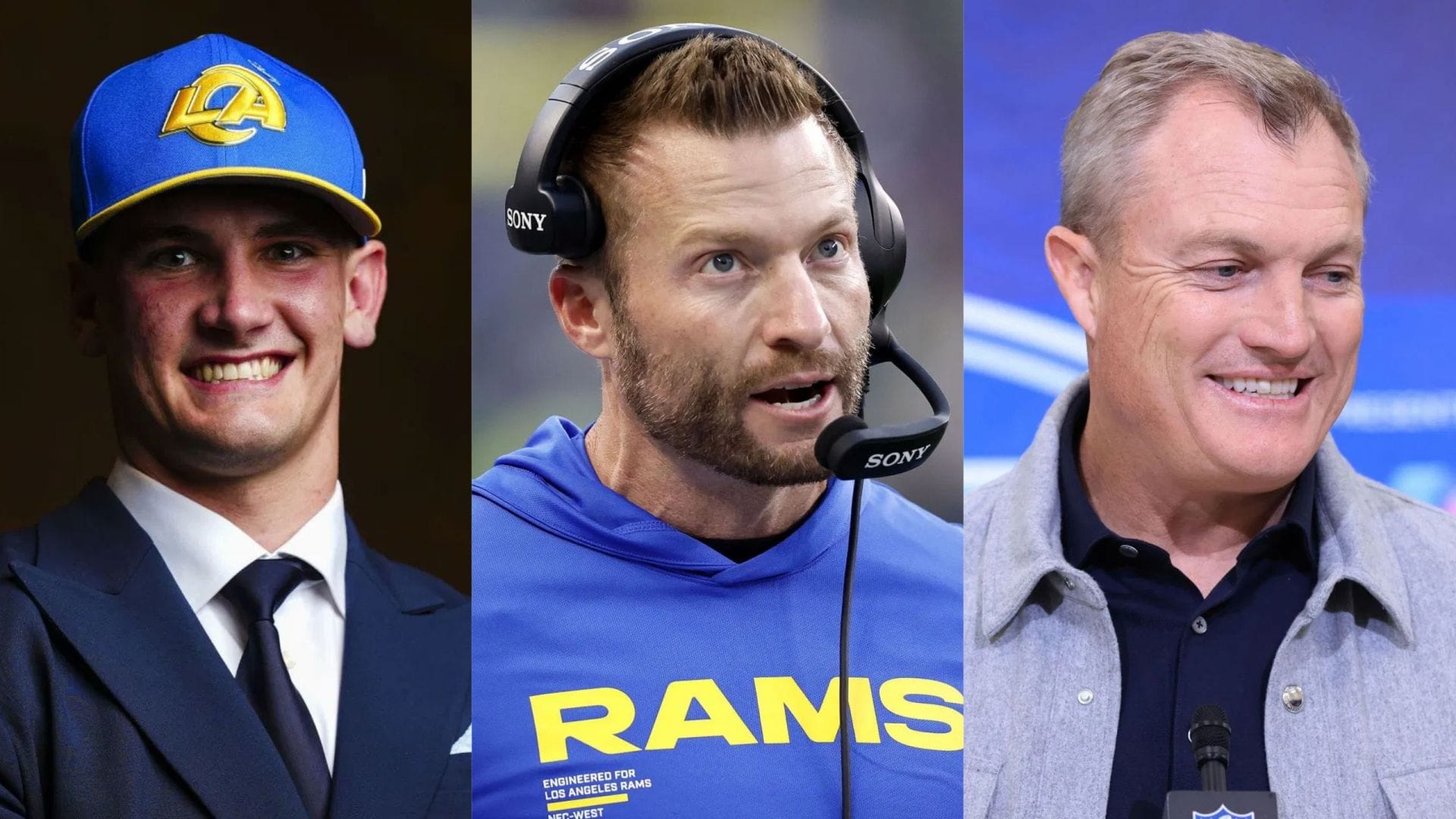 "What’s he smirking at": Sean McVay questions 49ers GM John Lynch’s grin over Ty Simpson pick by Rams