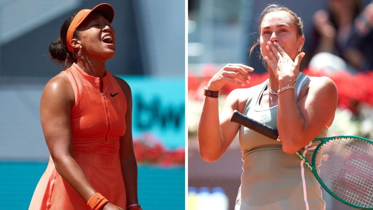 Aryna Sabalenka gives emotional shoutout to 'mother' Naomi Osaka after crushing her Madrid Open hopes