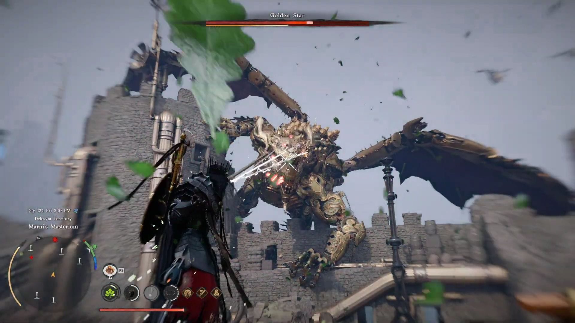 Using your bow and arrow helps from time to time (Image via Pearl Abyss || YouTube/@WoWQuest)