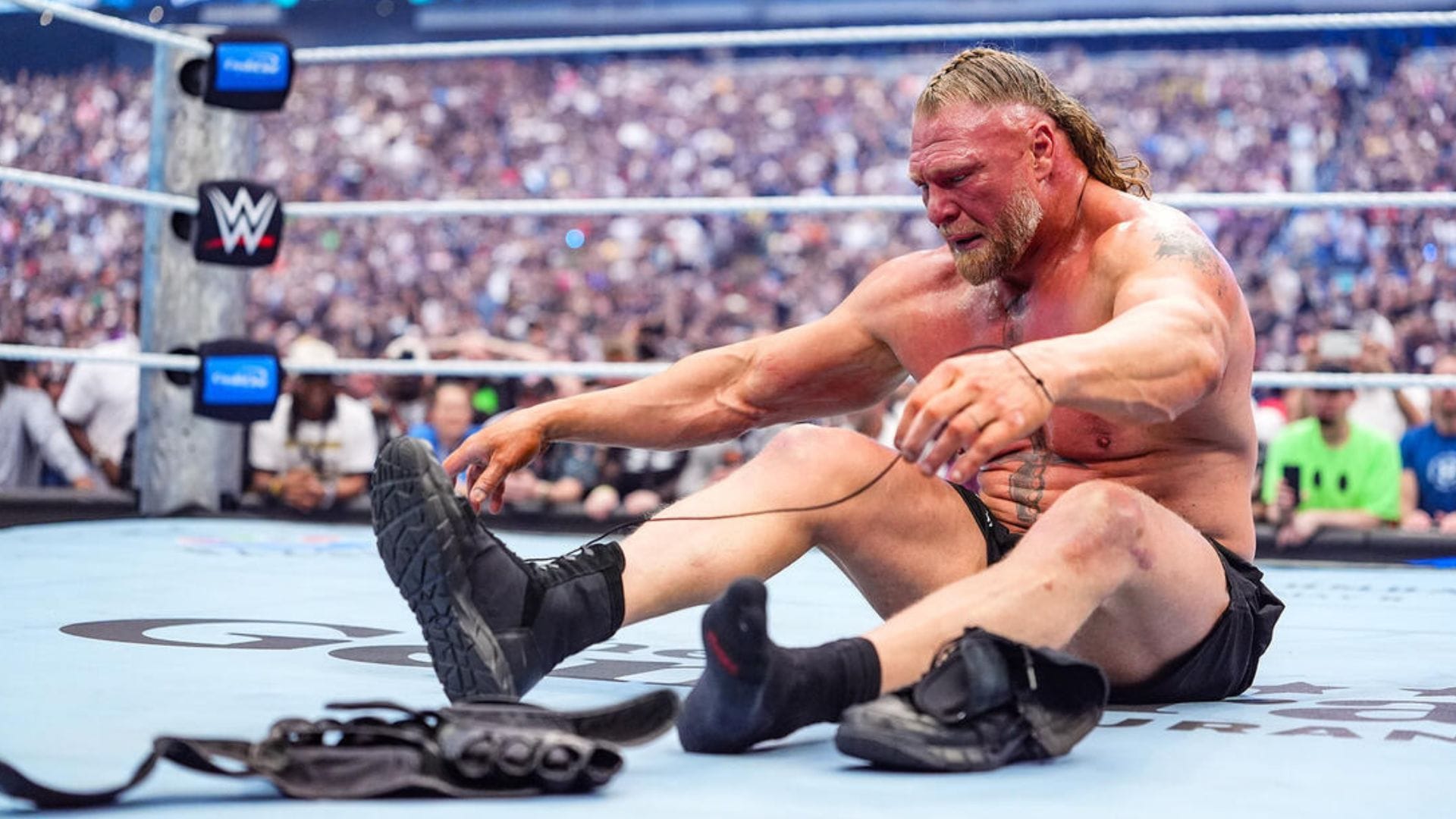 "B**ch Brock Lensar," "Nothing but the utmost respect" - 2-time WWE champion