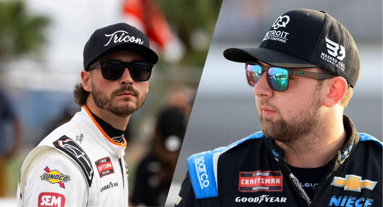 “Should be fired”: NASCAR fans slam Tanner Gray for sabotaging Tricon teammate Kaden Honeycutt’s chance at Rockingham victory lane