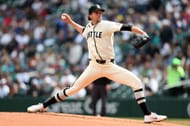 MLB: Logan Gilbert in action for the Seattle Mariners - Source: Getty