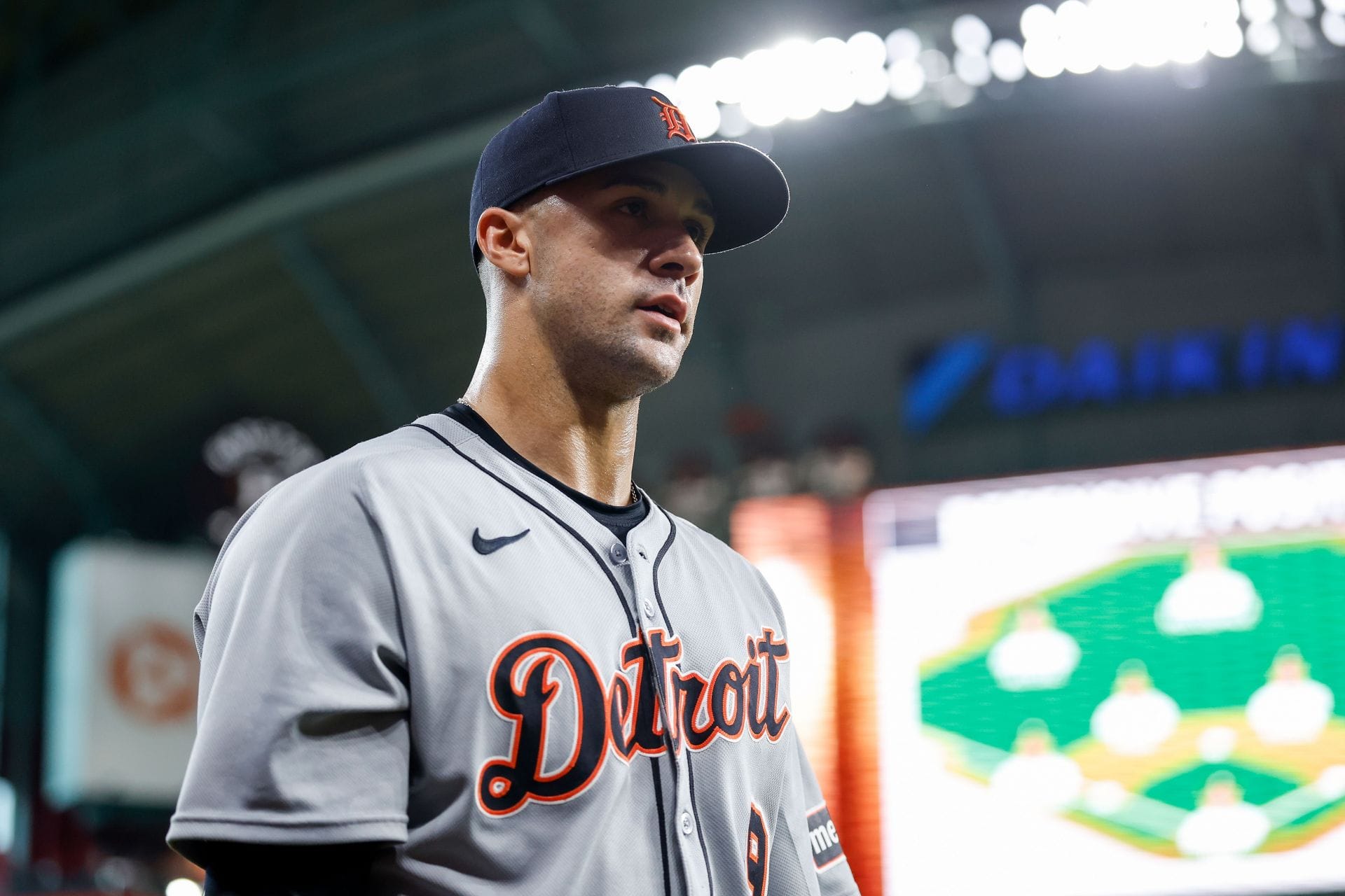 Jack Flaherty's fiancee Katie Johnson dons brown bikini in mirror selfies, promotes her swimwear brand
