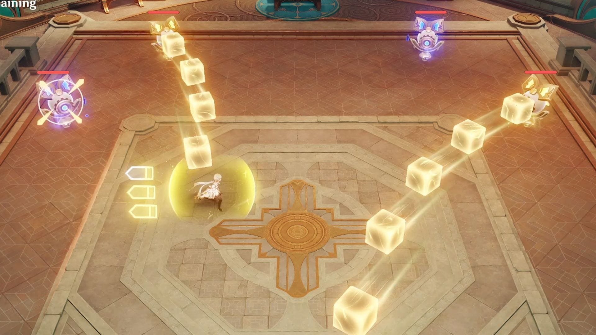 Absorb blocks of the same alignment (Image via Sportskeeda Gaming/HoYoverse)