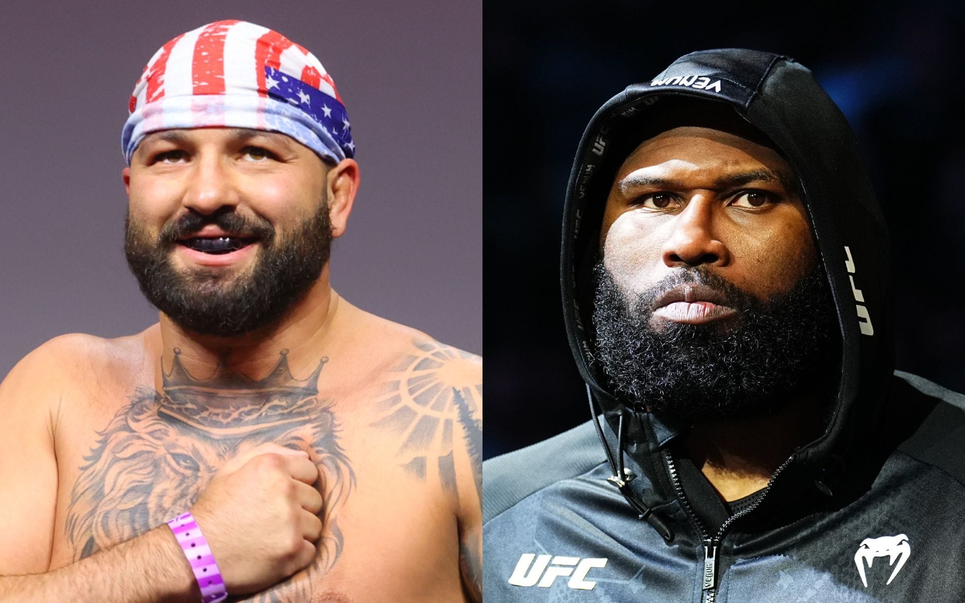 Francis Ngannou reacts to Curtis Blaydes vs. Josh Hokit heavyweight barnburner at UFC 327 