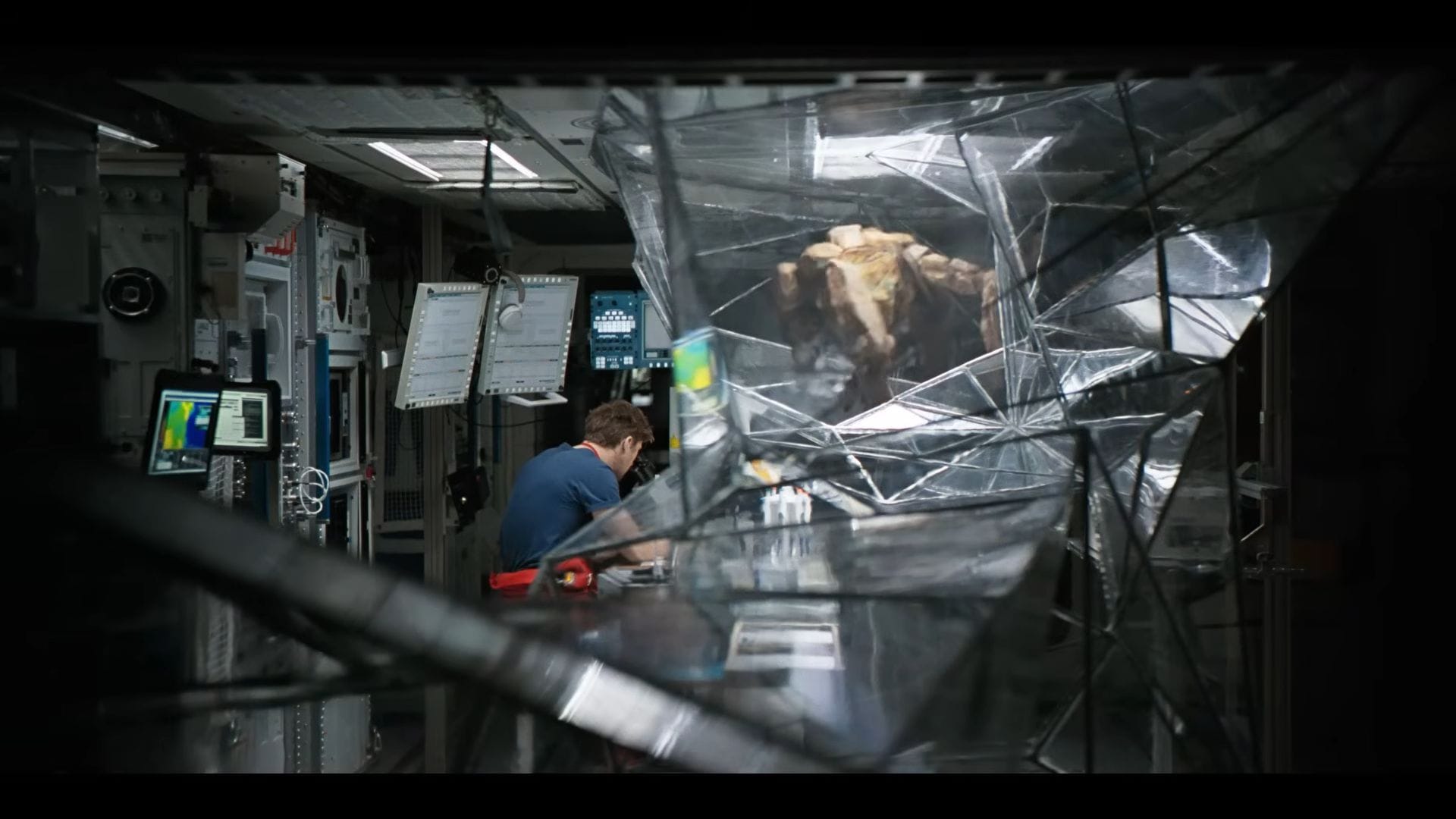 Rocky and Grace in the latter's ship (Image via YouTube/Amazon MGM Studios)