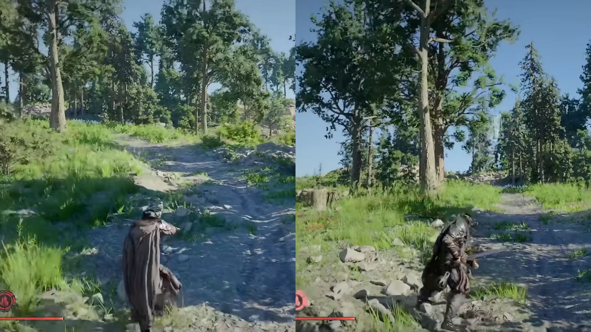 Performing the Weapon Throw skill in Crimson Desert  (Image via Pearl Abyss || YouTube/@RageGamingVideos)