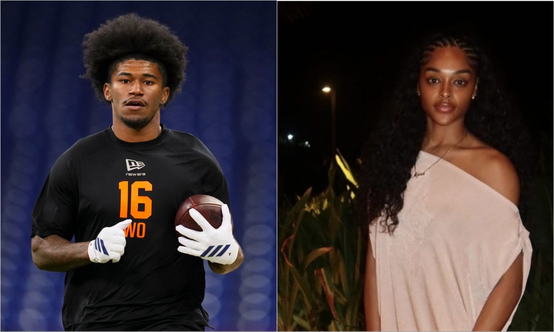KC Concepcion’s GF Lemyah Hylton shines in all-white dress as Browns draft Texas A&M WR in 2026 NFL Draft