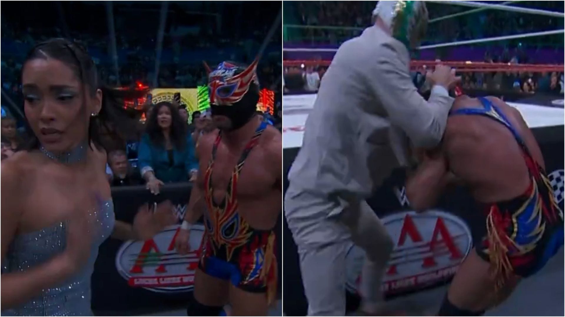 VIDEO: Ludwig Kaiser, as El Grande Americano, saves real-life girlfriend; lays brutal beatdown on WWE star