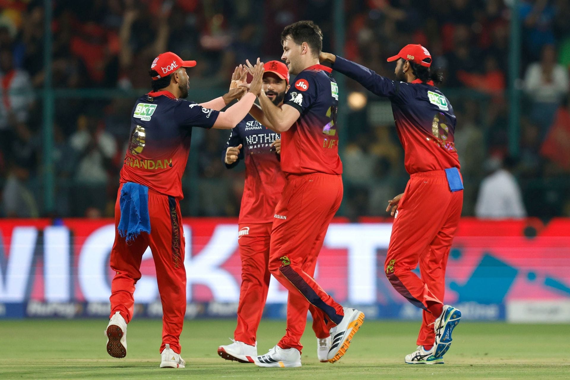 RCB registered a six-wicket win in the IPL 2026 opener against SRH (Image via X/@IPL)