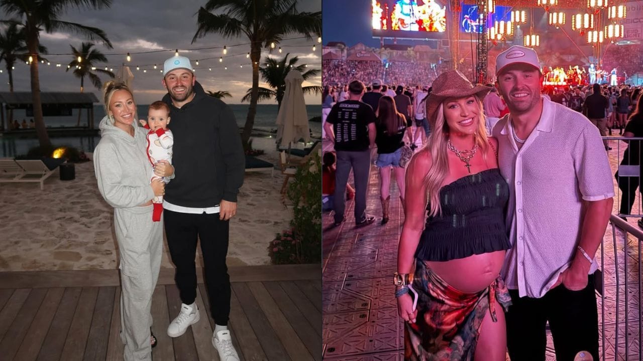Baker Mayfield's wife Emily shows off 39 weeks baby belly while officially starting 'final countdown' to delivery day