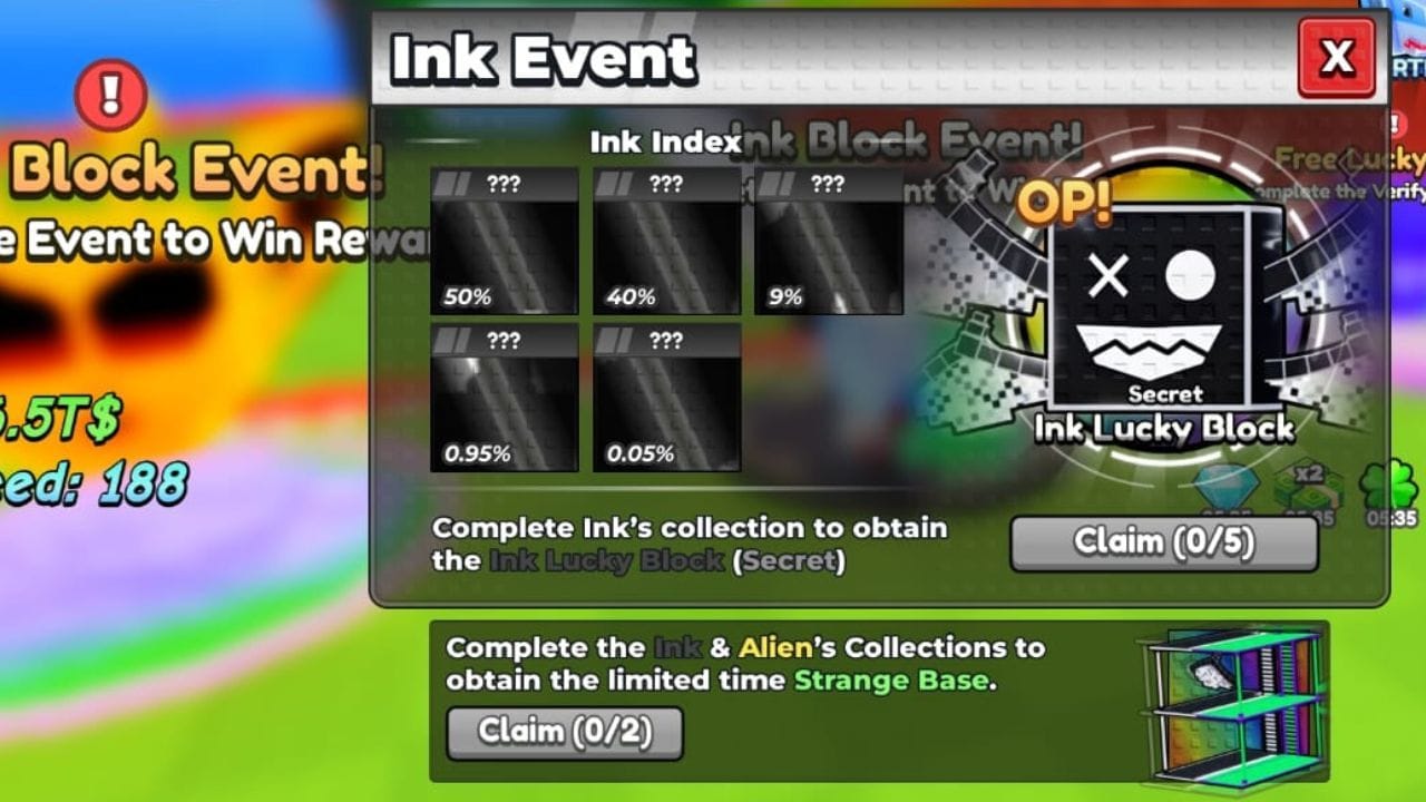 Block Inkwell Be a Lucky Block Ink Event guide