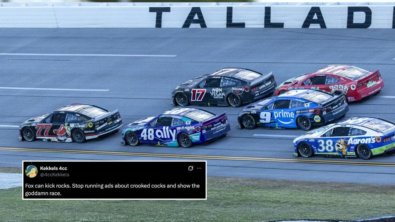 “FOX can kick rocks”: NASCAR fans react to broadcaster’s explanation to changing no full-screen ad plans at Talladega