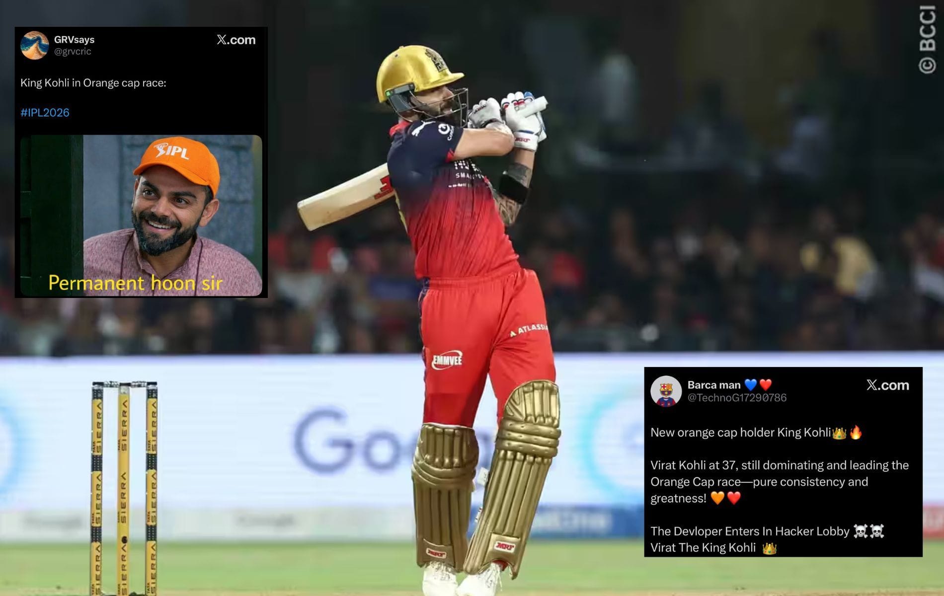 "Keep the Burnol handy" - Fans erupt as Virat Kohli claims Orange Cap after RCB vs LSG IPL 2026 match
