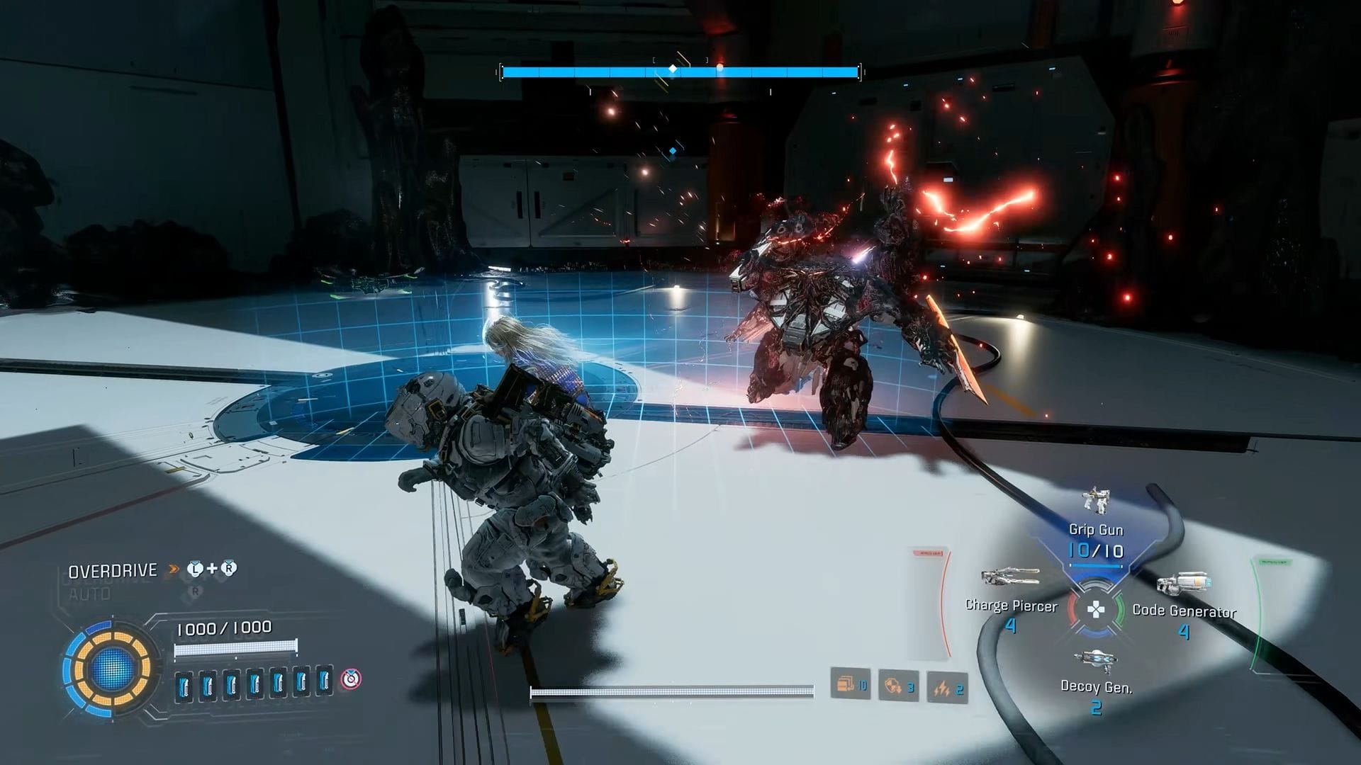 Duel with Sentinel in Pragmata (Image via Capcom || YouTube/@THEGAMEREYES)