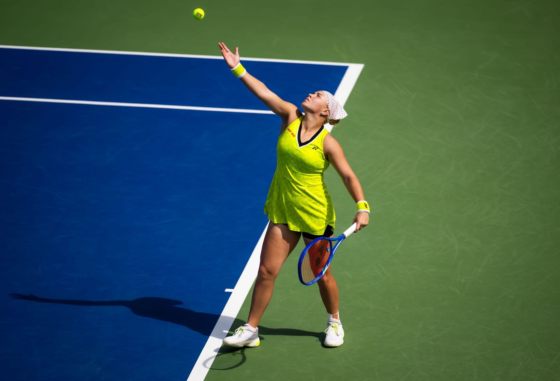 Shnaider pictured at the 2026 Dubai Duty Free Tennis Championships | Image Source: Getty