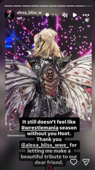 Alexa Bliss has shared a heartbreaking message