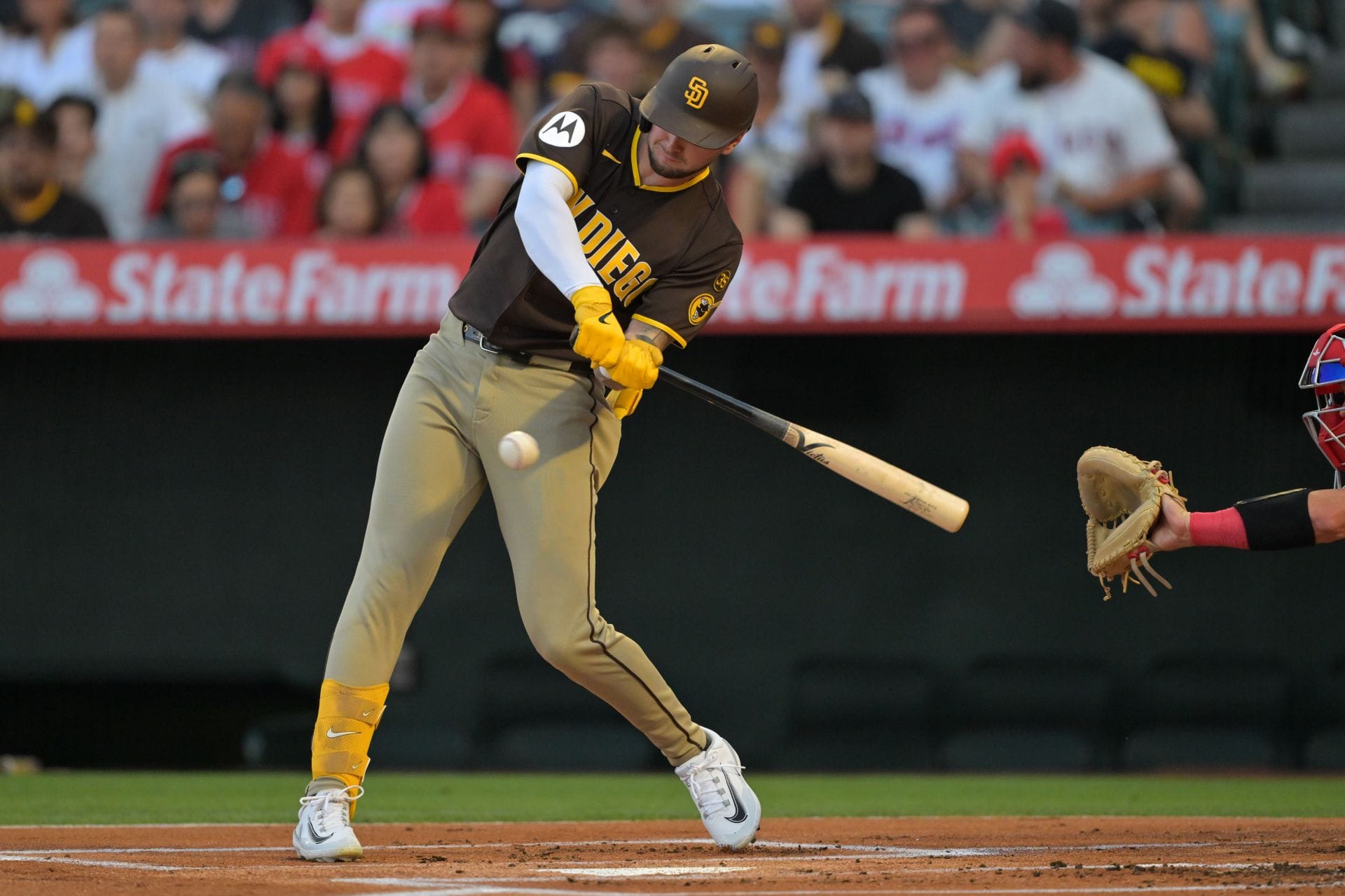 MLB: Jackson Merrill in action for the San Diego Padres - Source: Getty