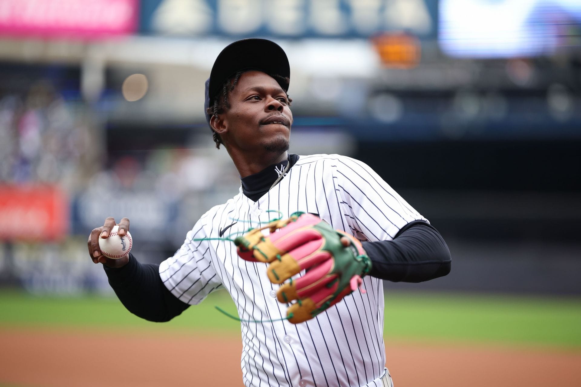 Jazz Chisholm Jr.'s fiancee Ahna Mac turns heads in white bodycon dress at their lavish engagement party