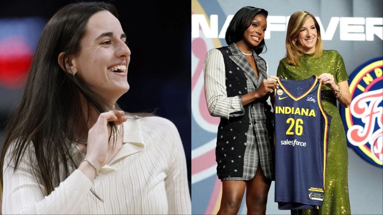 "Day one and she’s already bullying her" - WNBA Fans Erupt as Raven Johnson Leaves Caitlin Clark Hanging on High Five at Fever Practice