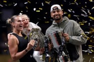 Aryna Sabalenka and Nick Kyrgios at the Battle of the Sexes event - Source: Getty