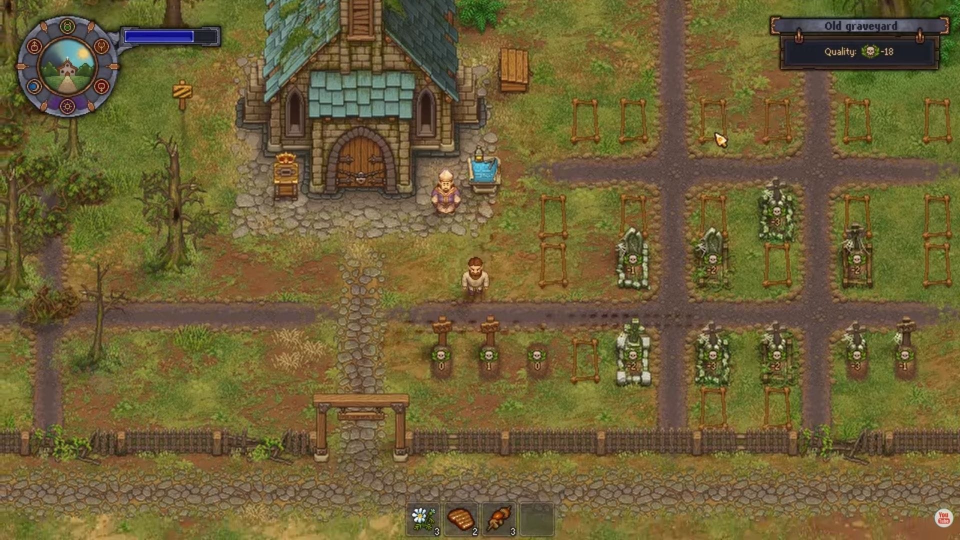 Selling burial certificates is one of the best ways to earn cash in Graveyard Keeper (Image via YouTube/NunoLac Games||Lazy Bear Games)