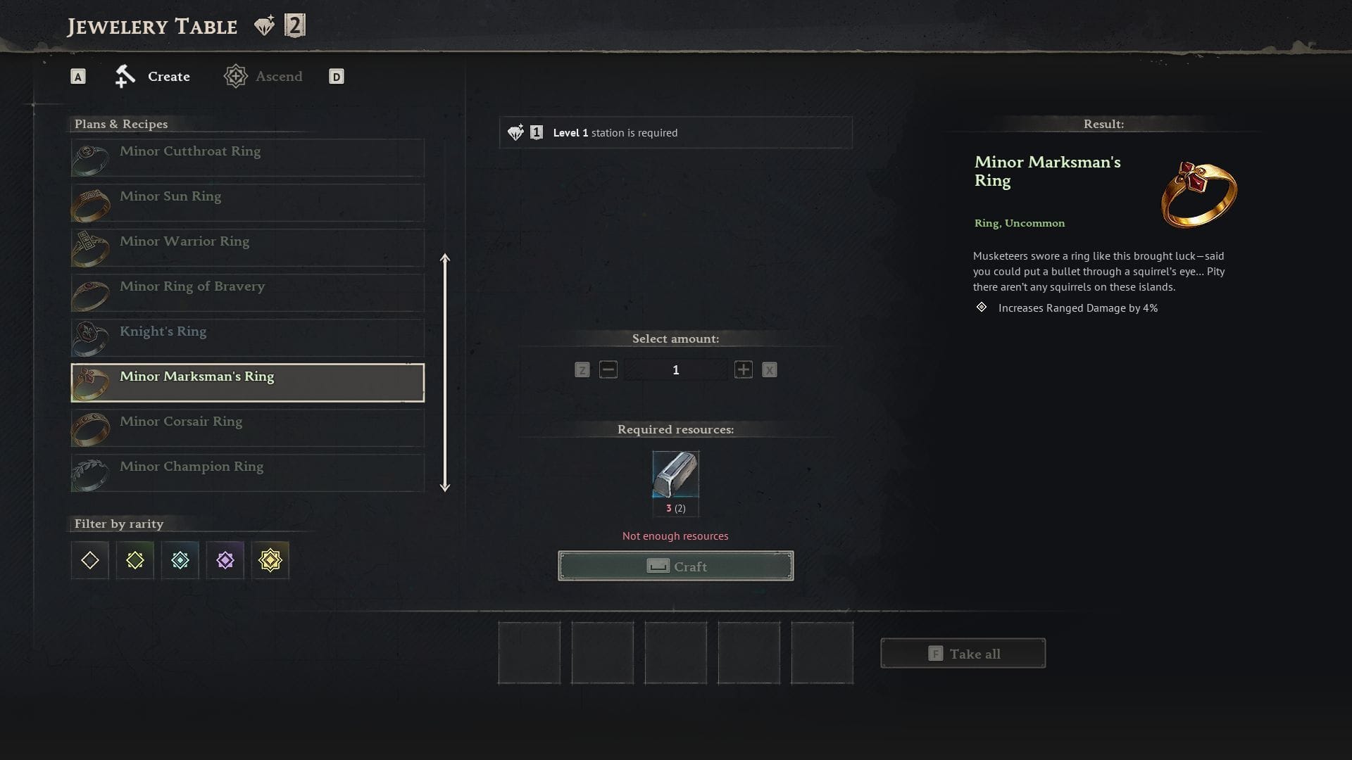 Upgrade to Major Markman's Ring  to get more bonuses (Image via Kraken Express)