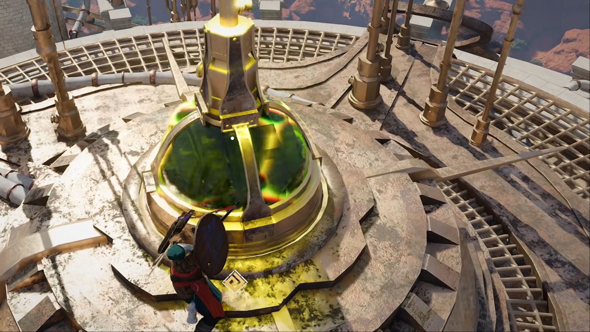 How to destroy Flying Fortress Orbian in Crimson Desert