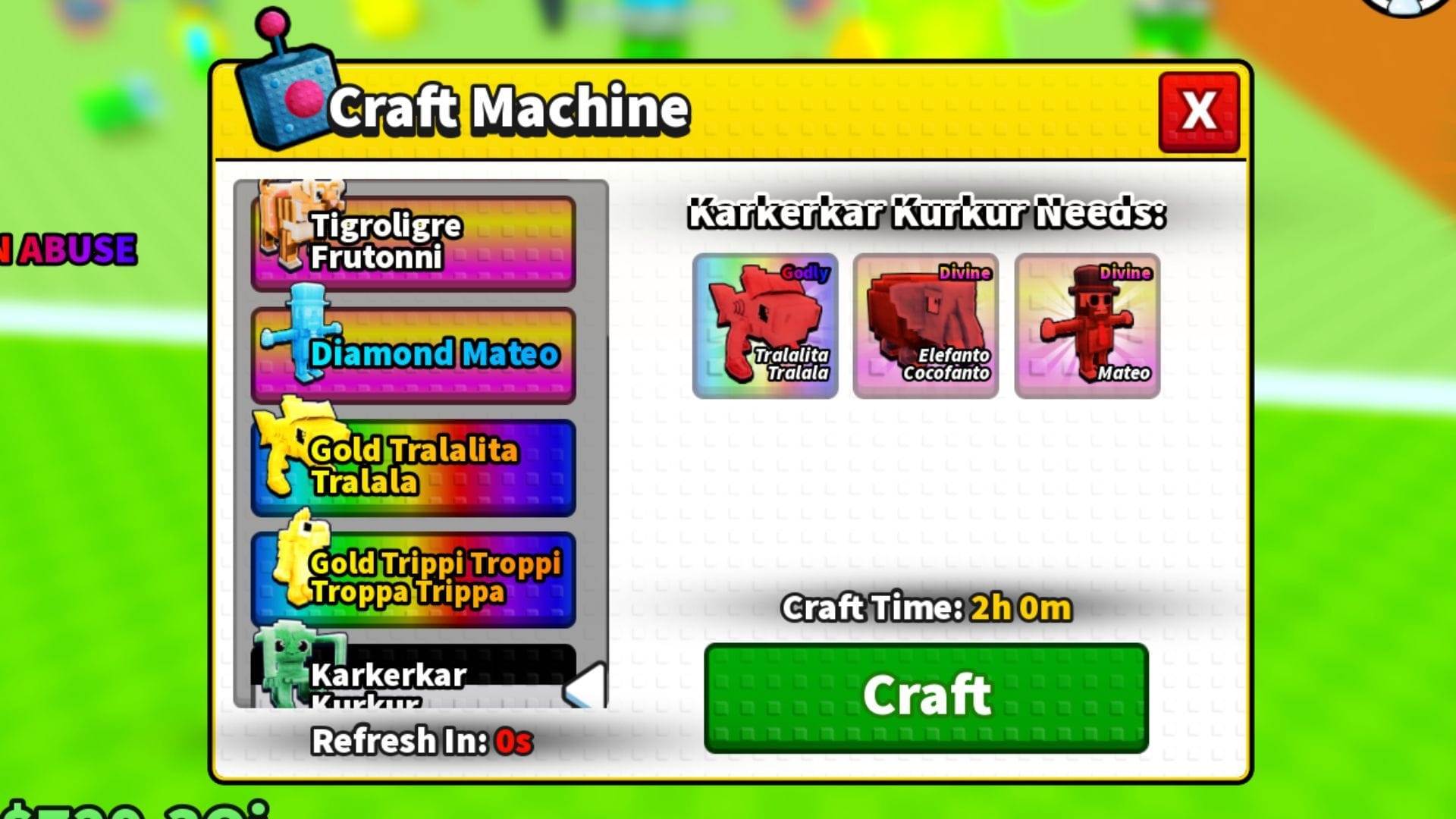 The Craft Machine (Image via Roblox)