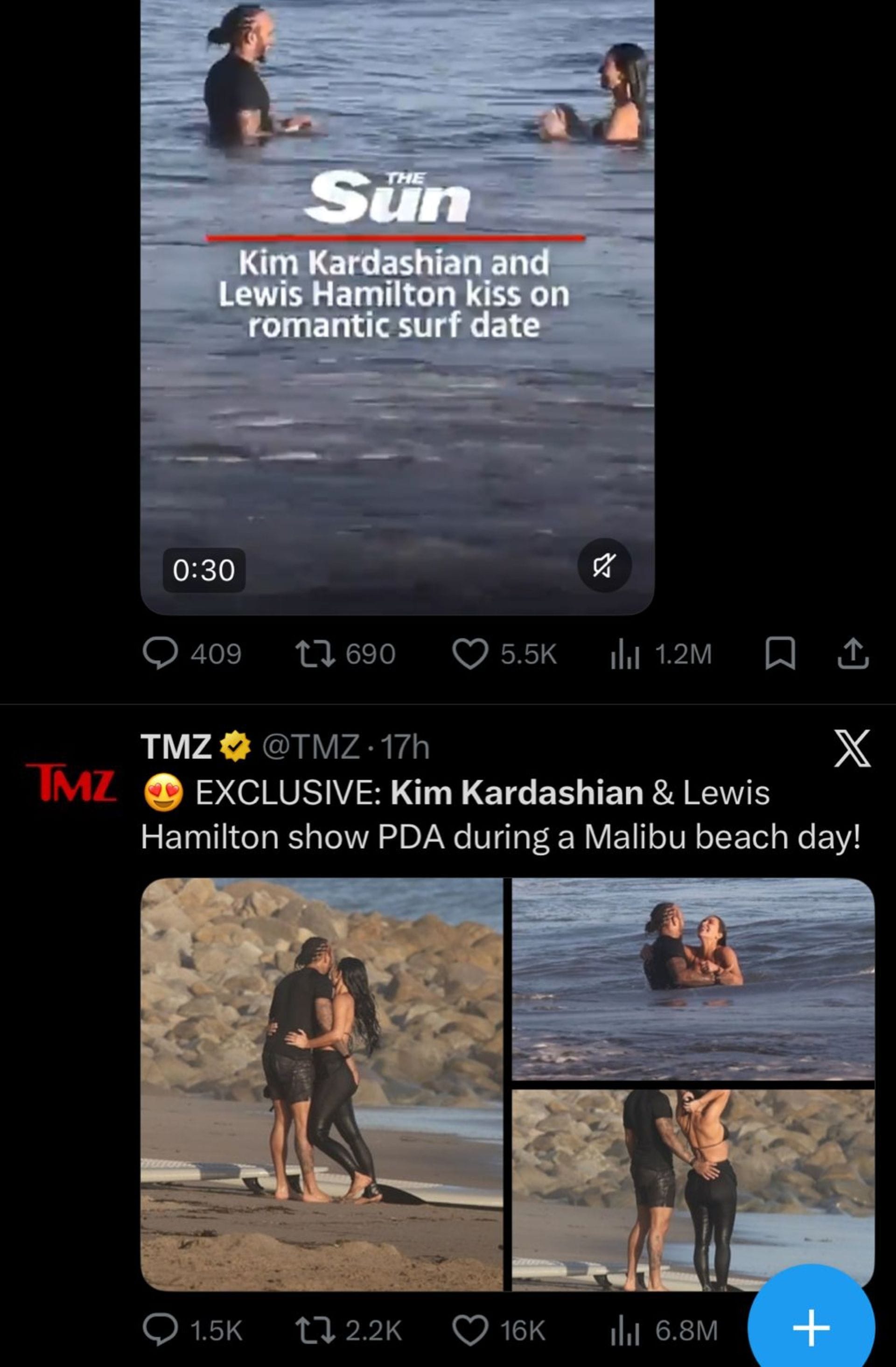 Image credits: X/ @TMZ and @TheSun