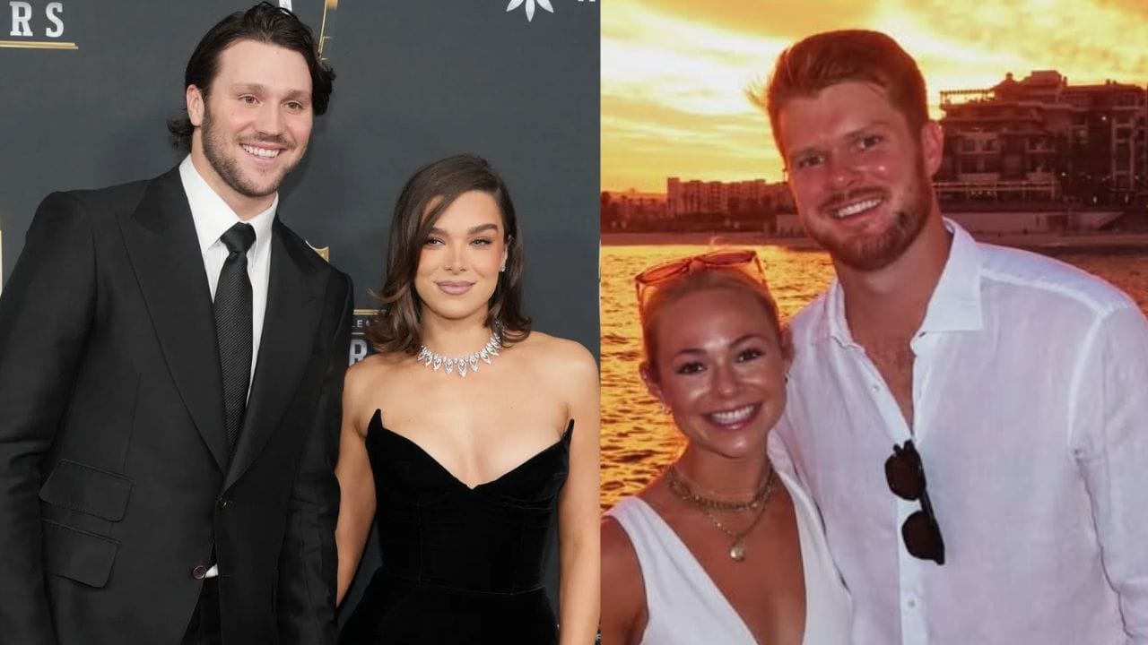 Josh Allen and Hailee Steinfeld make first public appearance at Sam Darnold’s wedding 1 day after delivery baby girl: Report
