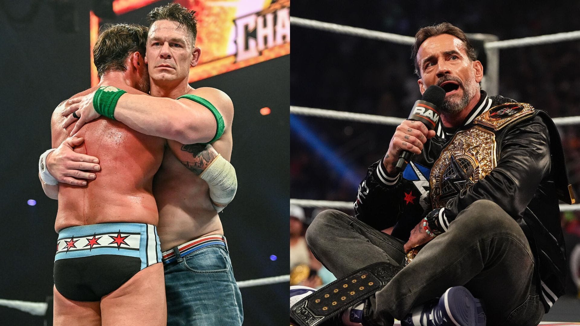 John Cena reacts to CM Punk's pipebomb from WWE RAW