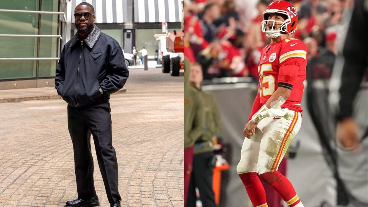 “Has a voice that does not go with this body”: Kevin Hart roasts Patrick Mahomes after doing hilarious impression of Chiefs QB