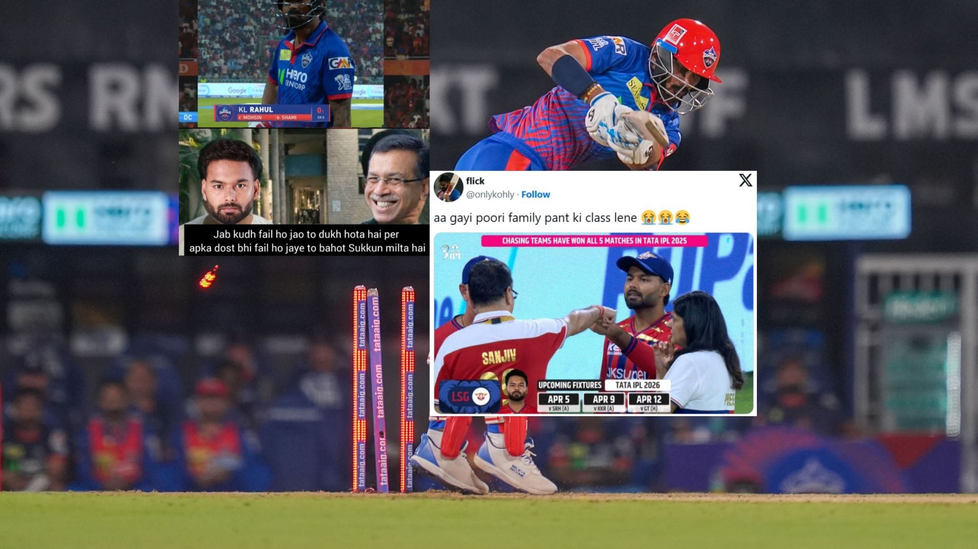 "Aa gayi poori family pant ki class lene" - Top 10 funny memes after DC's win vs LSG in IPL 2026 clash in Lucknow
