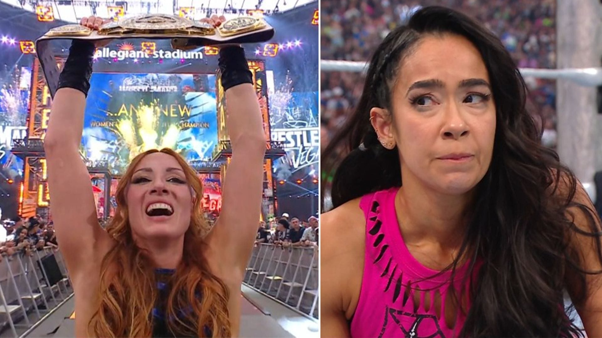 BREAKING: Becky Lynch is 3-time IC Champ; AJ Lee visibly emotional after Loss